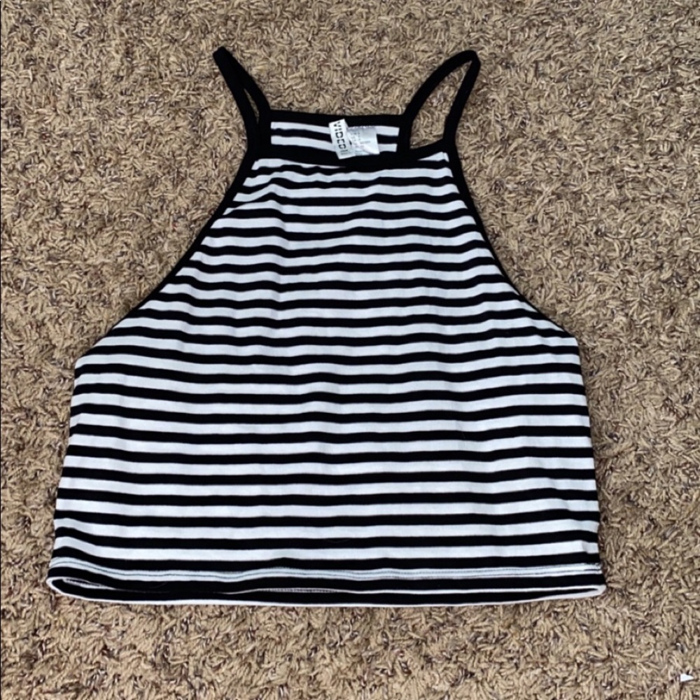 Striped Crop Top